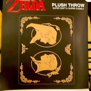New with tags Zelda throw blanket Bioworld